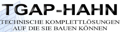 TGAP-HAHN
TECHNISCHE KOMPLETTLÖSUNGEN
AUF DIE SIE BAUEN KÖNNEN